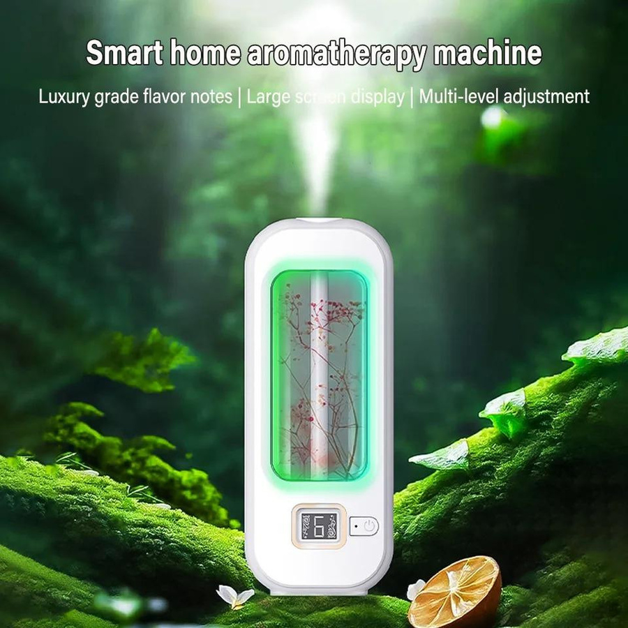 Meiteai-All Wandmontierter Aroma Diffusor mit 6 Modi, Elektrischer Lufterfrischer und Luftbefeuchter für Ätherische Öle, Weiß - Bild 3