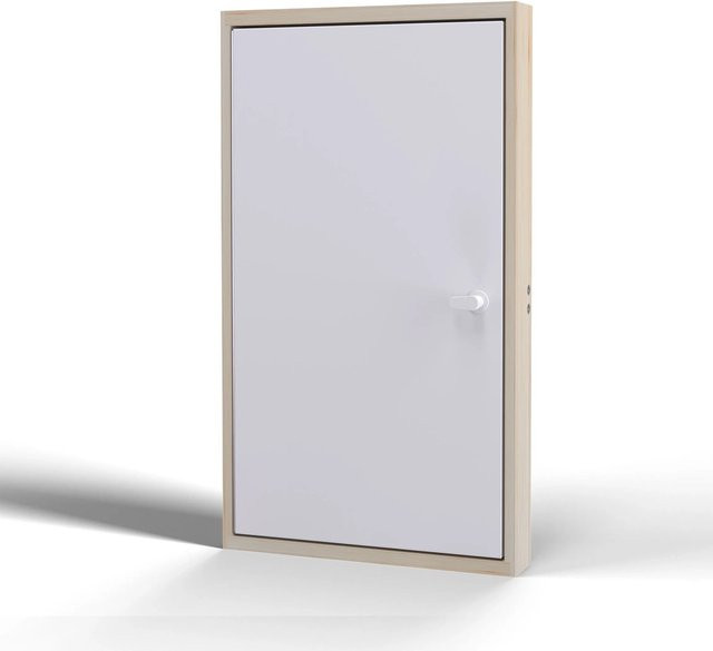 Dolle Kniestocktür mit Wärmedämmung in Weiß, B/H: 100 x 70 cm, Tiefe: 11,5 cm - Bild 1