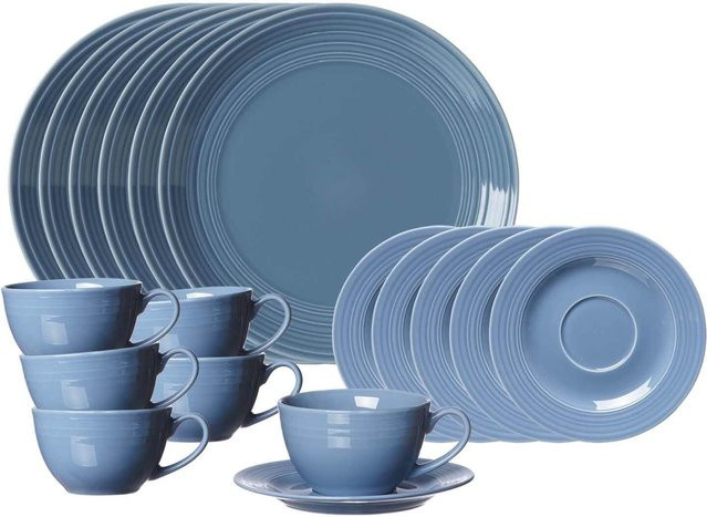 Ritzenhoff & Breker Kaffeeservice Levi 18er Set in Blau - Bild 1