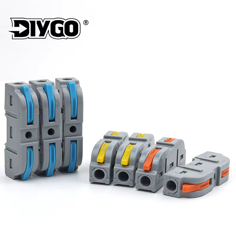 DIY GO 34er Set Hebel-Schnellverbinder für elektrische Kabelanschlüsse, wiederverwendbare Drahtverbinder in Mehrfarbig - Bild 2