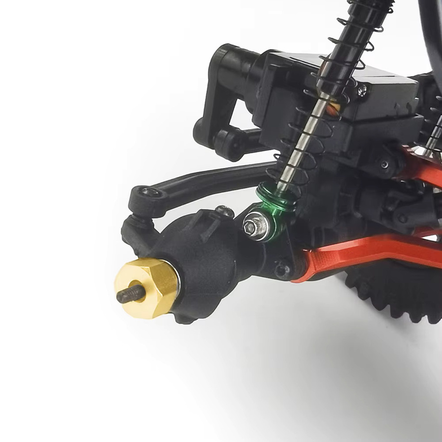 AXSPEED Sechskant verlängerte Adapter, Messing, 1:24, Zubehör - Bild 1