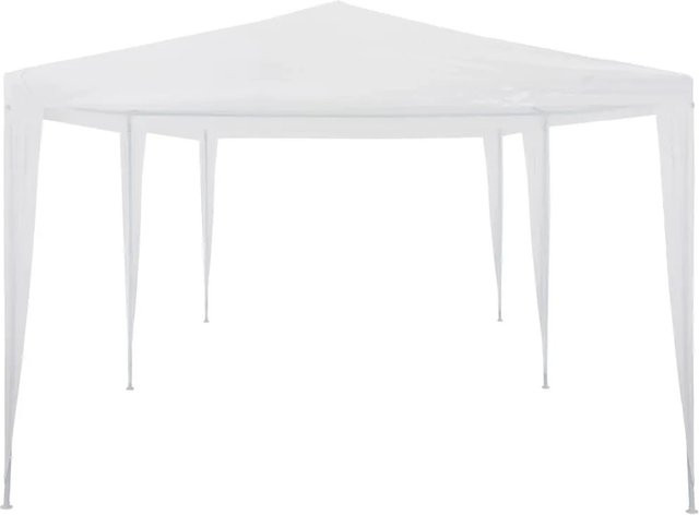 vidaXL Partyzelt Modell 1 aus Stahl und Kunststoff in Weiß, B/T/H: 600 x 300 x 255 cm - Bild 1
