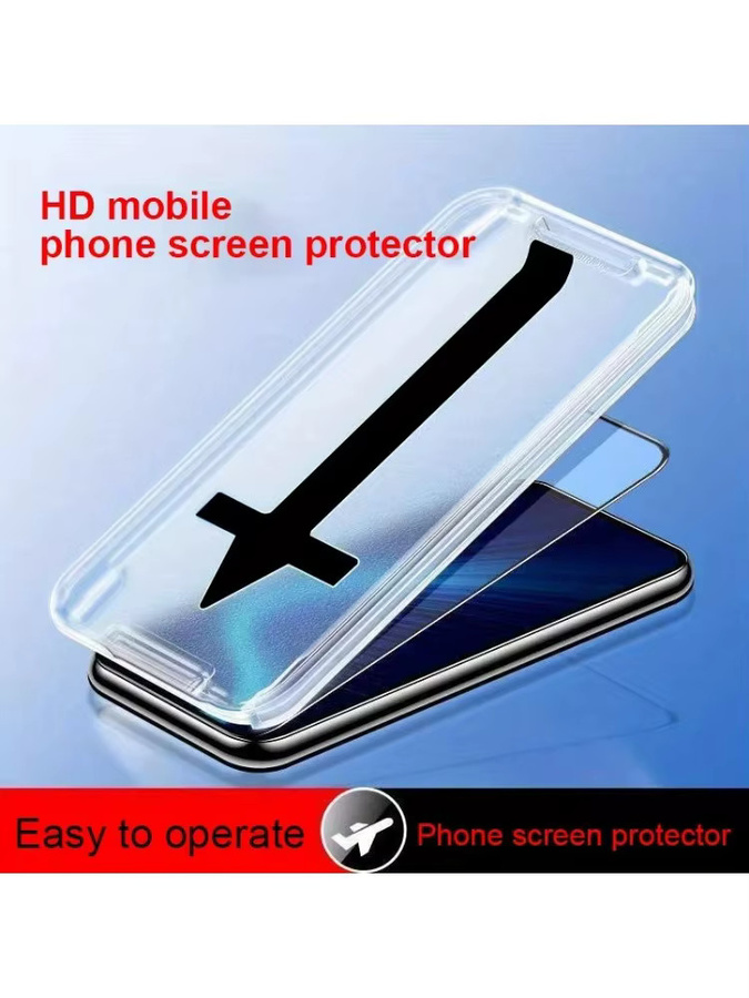 Basix HD-Displayschutz aus gehärtetem Glas für iPhone 13 Pro Max, 13 Pro und 13, transparent, bruchsicher und kratzfest - Bild 7