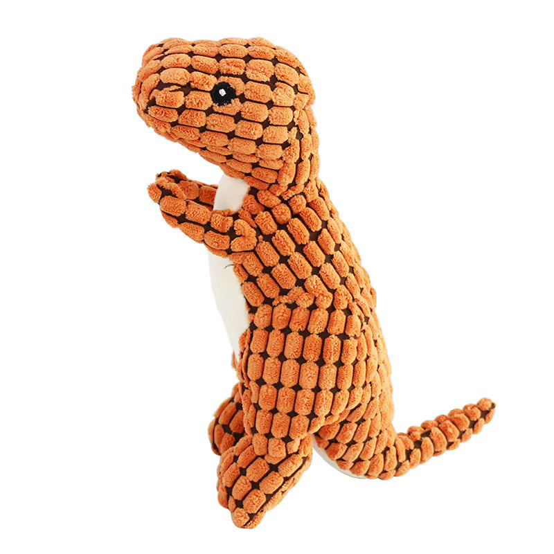 Booteely Dinosaurier Form Hundespielzeug, Mais Wolle Gefüllt - Bild 3