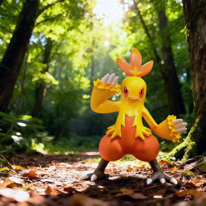 FUNISM Pokémon Anime Spiel Figuren, Blaziken Evolutionäre Gruppe, Set / Bundle - Bild 3