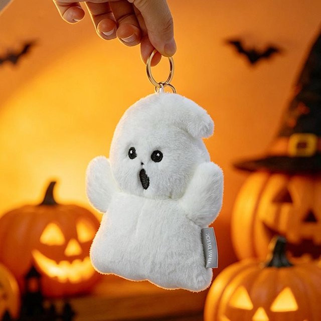 Yiran toy Halloween-Geister-Stofftiere, Weißer Geist Hängende Puppe, Schlüsselanhänger - Bild 1