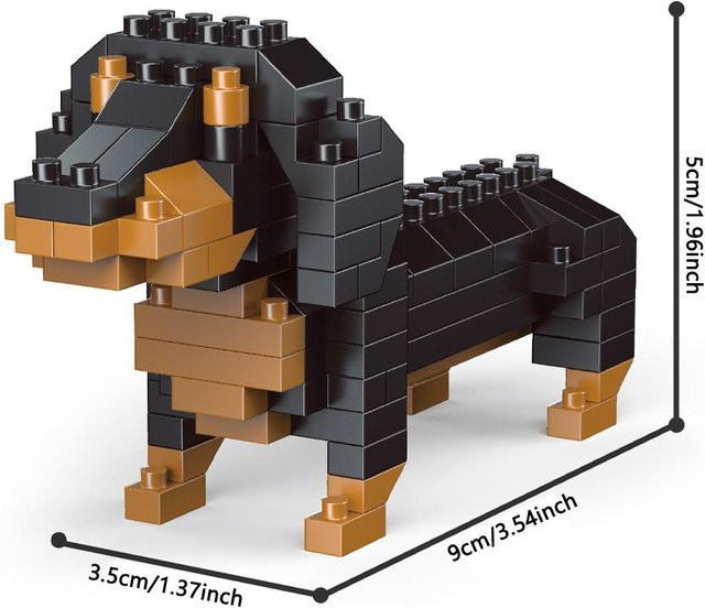 Discover Intime Mini Bauhund Dackel, Bausteine, ab 14 Jahren - Bild 1