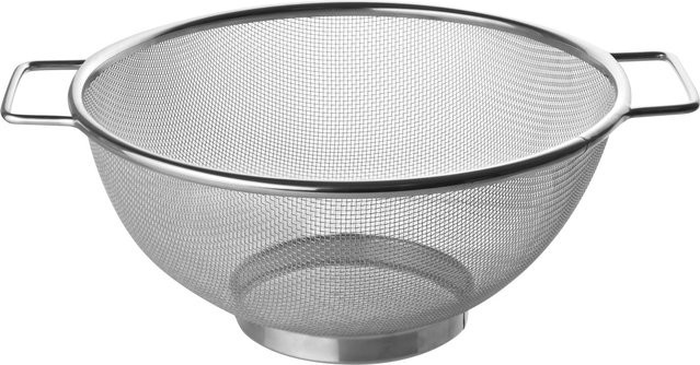 Fackelmann Sieb aus Edelstahl in Silber, Durchmesser: 20 cm - Bild 1