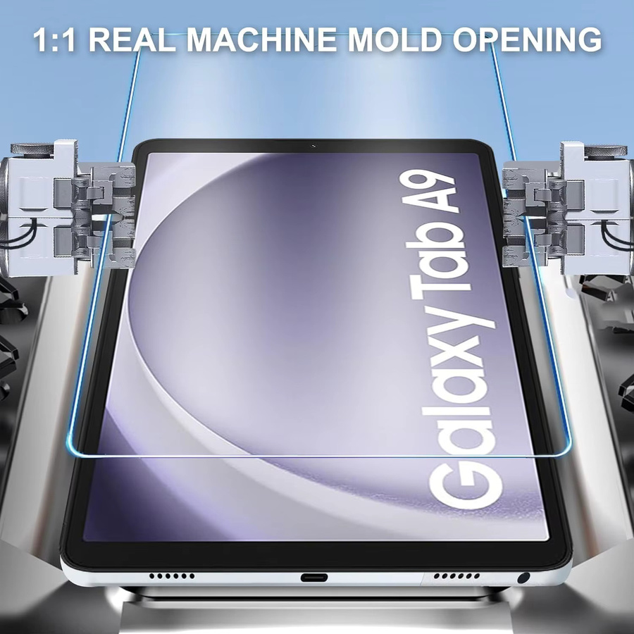 Samsung Displayschutzfolie aus gehärtetem Glas für Galaxy Tab A9 8,7 Zoll 2023 SM-X110 SM-X115 transparent - Bild 5