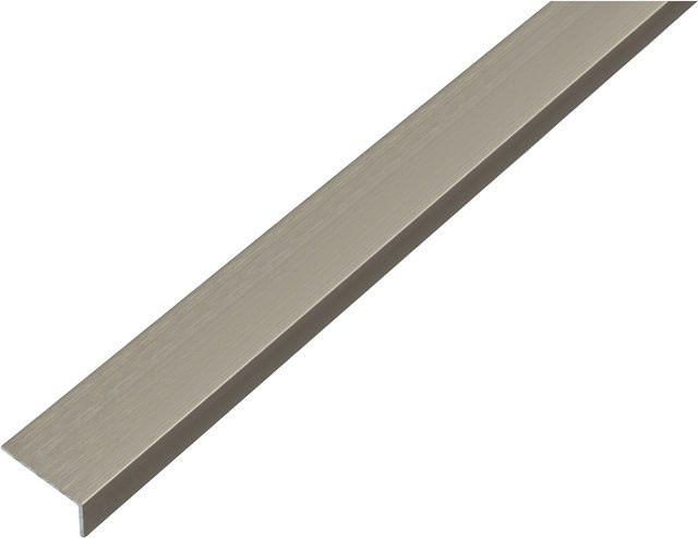 GAH Alberts Winkelprofil ungleichschenklig aus Aluminium in Silber/Grau, B/H: 10 x 20 mm, Länge: 1.000 mm - Bild 1