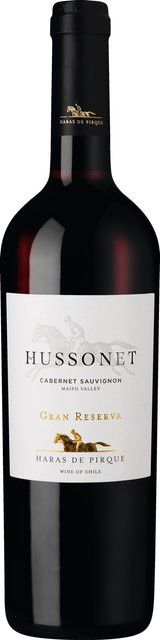 Hussonet Rotwein Cabernet Sauvignon 2021, Valle del Maipo, Chile, trocken, 0,75 l - Bild 1