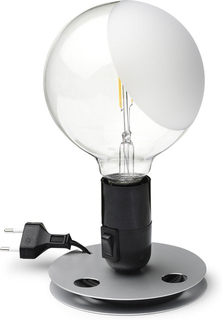 Flos Lampadina Tischleuchte in Schwarz mit LED-Leuchtmittel und E27-Fassung - Bild 1