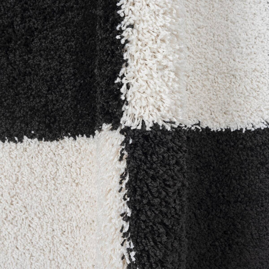 Sanat Hochflorteppich MILANO modern schwarz B: 80 cm, L: 150 cm - Bild 4