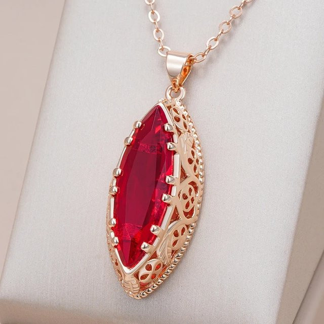 YoYo Anhänger-Halskette, Roségold, Zirkonia, Damen - Bild 1