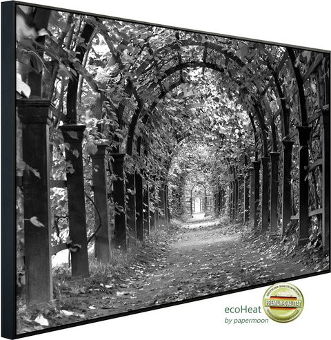 papermoon EcoHeat Infrarotheizung für den Garten in Schwarz und Weiss mit Matt-Effekt, App-Steuerung und Überhitzungsschutz - Bild 1