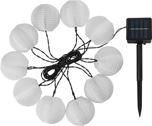 LIVARNO® LED-Solar-Lichterkette in Weiß - Bild 1