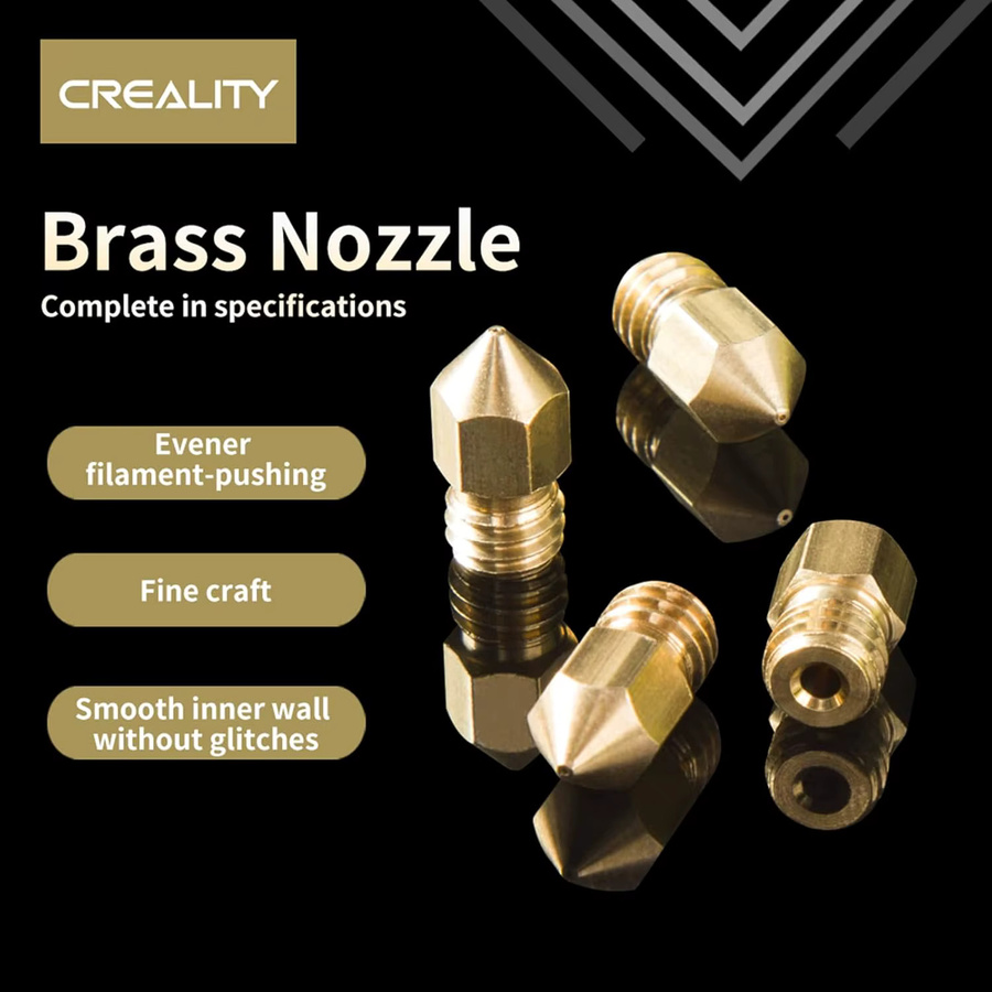 Creality 0,4-mm-Düsen mit Socken für Ender 3, Ender 5, Ender 3 V2, Ender 3 Pro, Ender 3 Max und CR 10 Serie 3D-Drucker-Ersatzteile - Bild 3