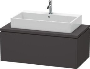Duravit L-Cube Waschtischunterschrank Wandmontage, Grau Matt, B/T/H: 102 x 54,7 x 40 cm - Bild 1