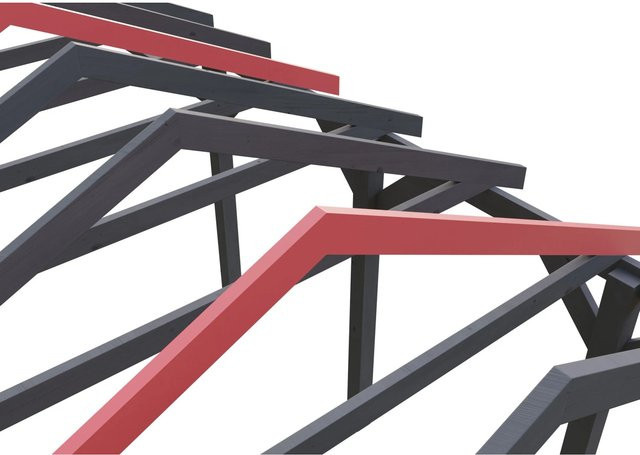 Skan Holz Schneelasterhöhung für Carport Schiefergrau 3 kN/m² - Bild 1