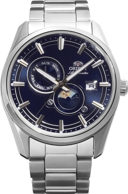 Orient Armbanduhr Stretto Sun & Moon, Automatik, Edelstahl, 42 mm, Herren - Bild 1