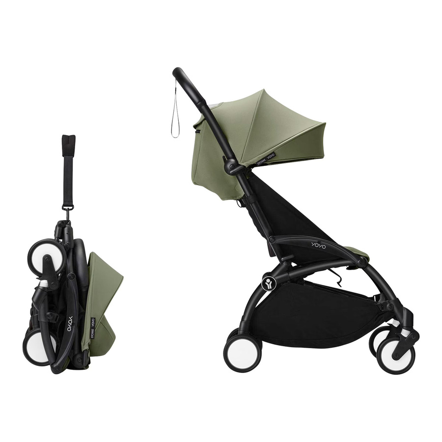 Stokke YOYO3 Travel Buggy in Grün mit faltbarer Sitzeinheit und Federung - Bild 3