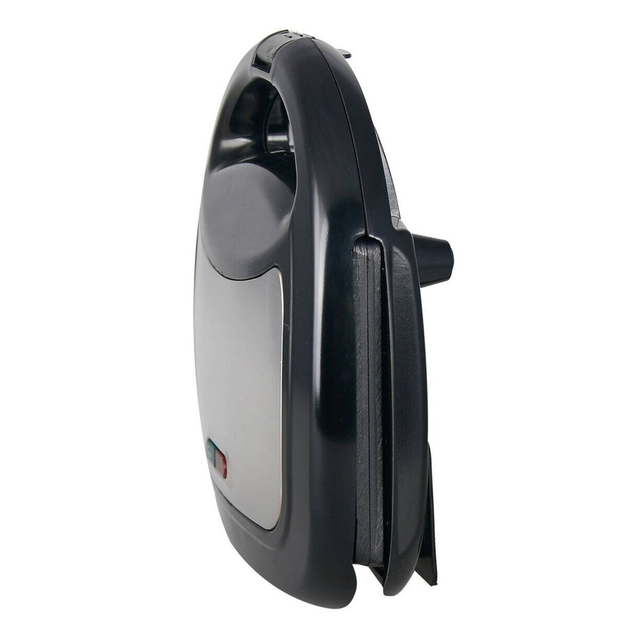 Emerio Sandwichtoaster ST-120889 in Silber und Schwarz aus Edelstahl und Kunststoff, B/H/T: 21,8 x 7,7 x 20,2 cm - Bild 3