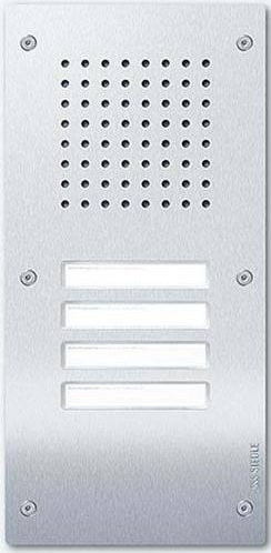 Siedle Audio-Intercom Gegensprechanlage in Silber aus Edelstahl für den Einbau - Bild 1