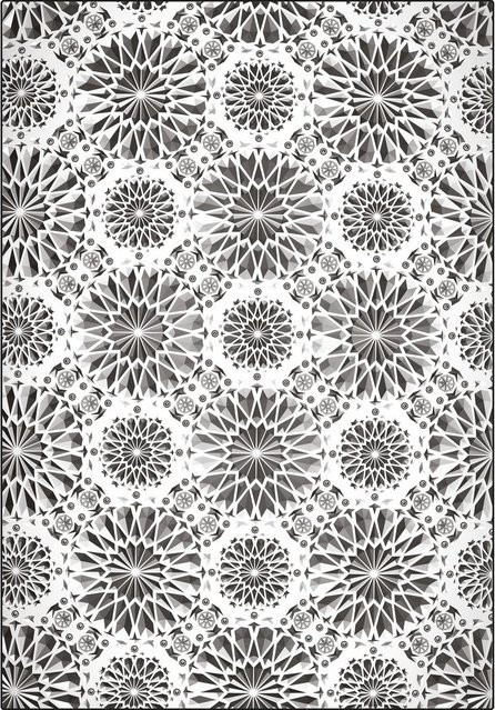 Sizzix A5 Prägeschablone Kaleidoscope by Tim Holtz - Bild 1