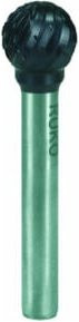 RUKO Hartmetall Frässtift TiCN Form D Kugel KUD multicolour - Bild 1