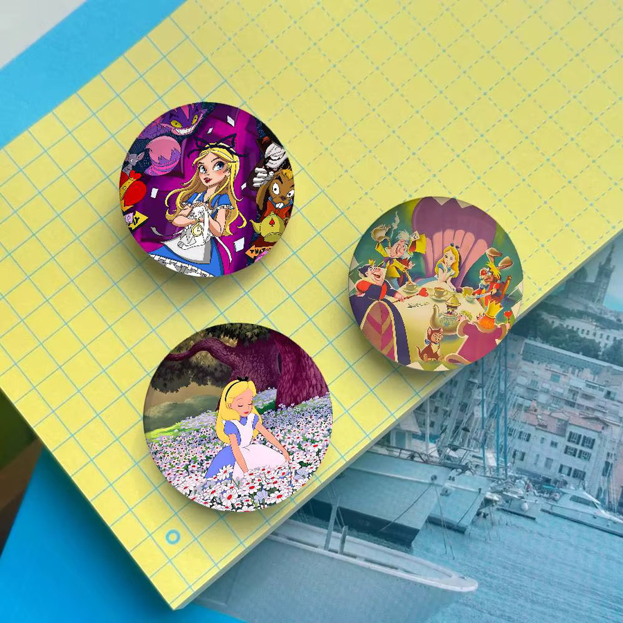 Brosche Anime A-Alice im Wunderland, Bunt - Bild 4