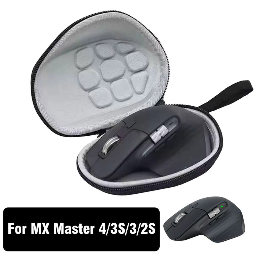 Logitech MX Master 4/3S/3/2S Tragetasche Hard Case in Schwarz stoßfest und wasserdicht - Bild 4