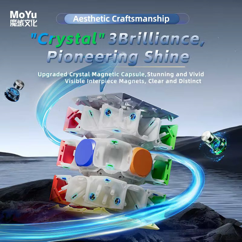 Moyu Weilong V11 20M Maglev Ball-Core UV 3X3 Magnetischer Speed Cube, Puzzle - Bild 3