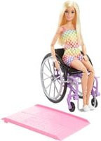 Barbie Puppe mit Rollstuhl - Bild 1