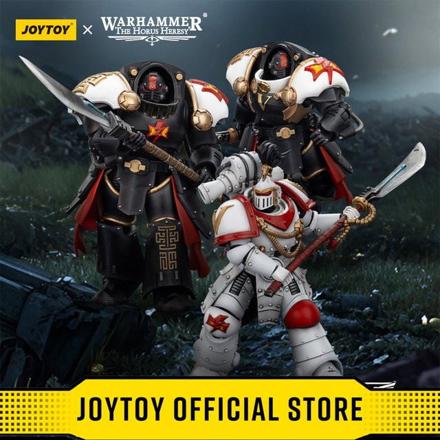 JOYTOY Warhammer The Horus Heresy White Scars Legion Praetor White Scars Ebon Keshig Terminator, Actionfigur, 1/18 - Bild 1