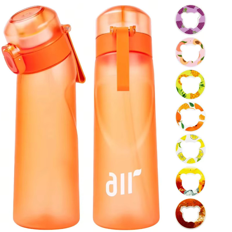 YOCITY Sport Trinkflasche aus Kunststoff mit Strohhalm in Lila, auslaufsicher für Outdoor und Fitness - Bild 2