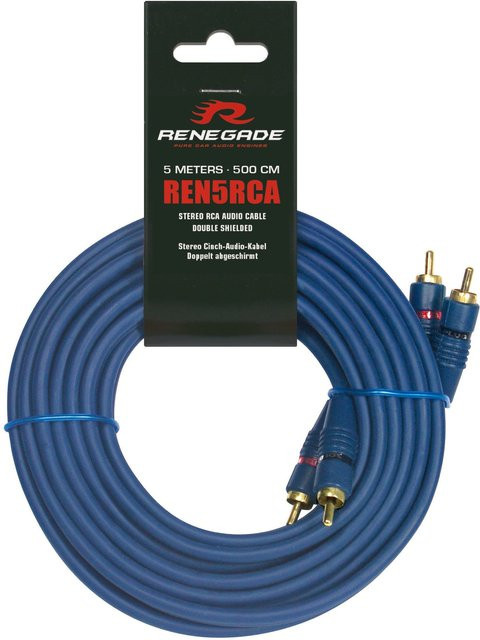 Renegade Stereo Audio Kabel in Blau - Bild 1