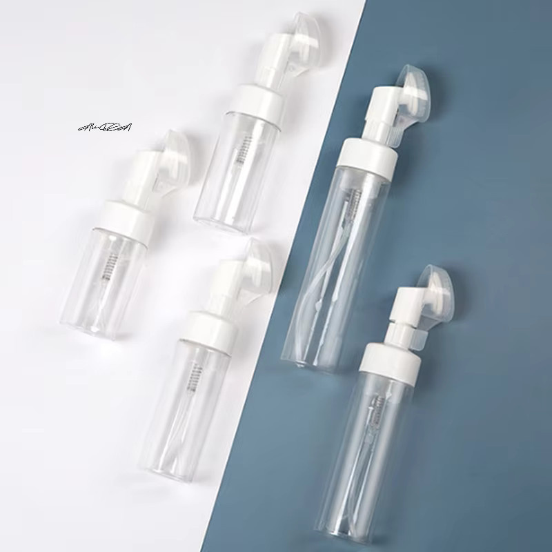 HNKMP Schaumflasche mit Silikon-Bürstenkopf, 100 ml, transparent - Bild 2