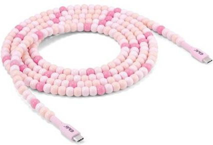 Club3D CAC-3010 USB-C Adapter 1x USB-C Stecker auf 1x USB-C Stecker Pink 2m - Bild 1