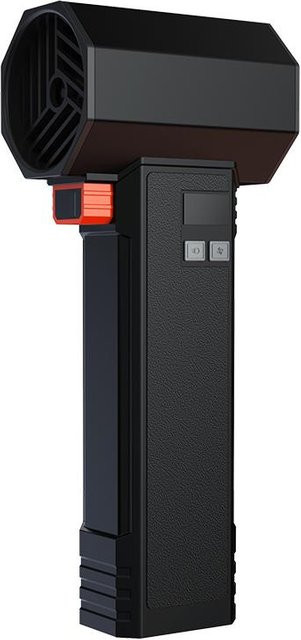 Tragbarer Turbo-Ventilator Booster Boluojun in Schwarz mit LED-Beleuchtung und 4000mAh Akku - Bild 1