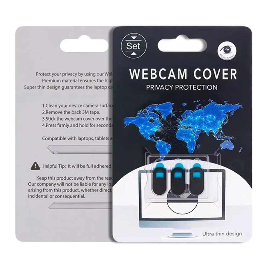 Universal Webcam Abdeckung mit Magnet-Slider aus Kunststoff in Schwarz für Laptop, iPad, PC und Macbook zum Schutz der Privatsphäre - Bild 5