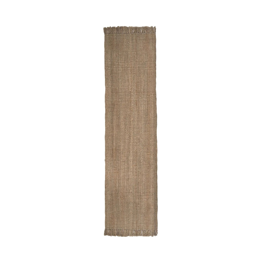 Flair Rugs Kurzflorteppich Jute Boucle in Beige, B/T: 60 x 230 cm - Bild 2