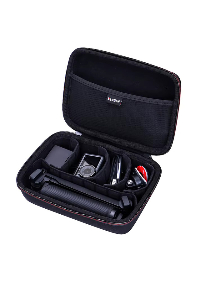 XANAD EVA Hard Case Wasserdichte Aufbewahrungstasche für DJI Osmo Action 4/3/2/1 und GoPro Hero Serien, Schwarz - Bild 2