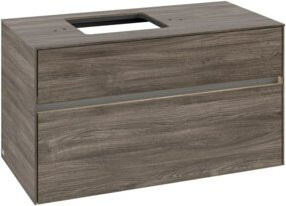 V&B Waschtischunterschrank Collaro mit LED-Beleuchtung, B/H/T: 100 x 54,8 x 54,8 cm - Bild 1
