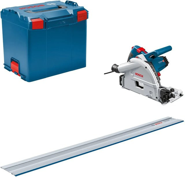 Bosch Professional Tauchsäge GKT 55 GCE mit Führungsschiene FSN 1400 in L-Boxx - Bild 1