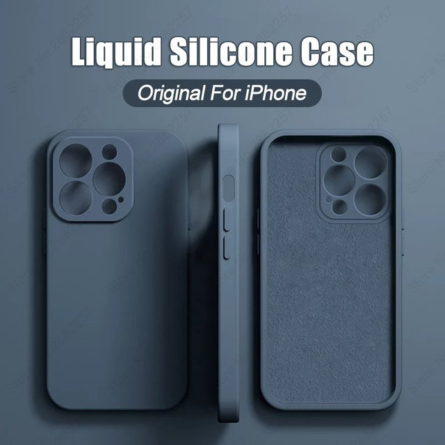 Keai Silikon Schutzhülle für iPhone 11 bis iPhone 15 Pro Max in Beige, stoßfeste Softcase Hülle - Bild 1