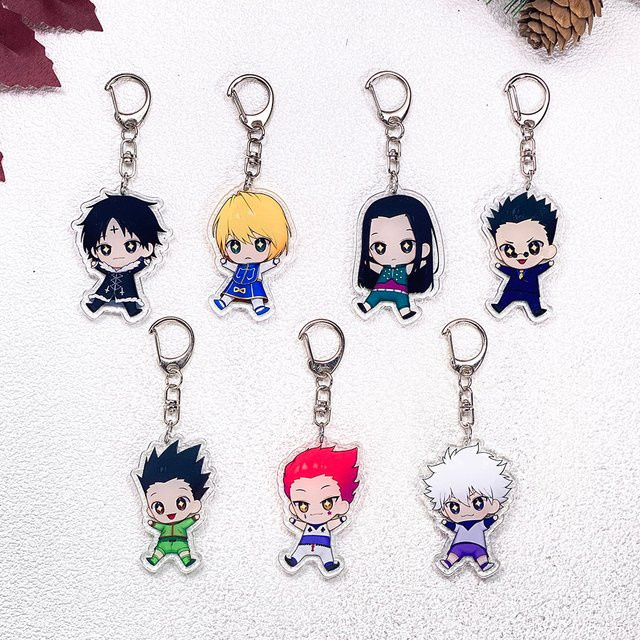 Potdemiel Schlüsselanhänger Anime-Figuren, Acryl, Unisex - Bild 1