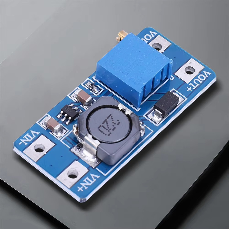 ALLOYSEED MT3608 DC-DC Booster Modul zur Spannungsanhebung, einstellbar 2V-24V, max. 2A, Blau - Bild 3