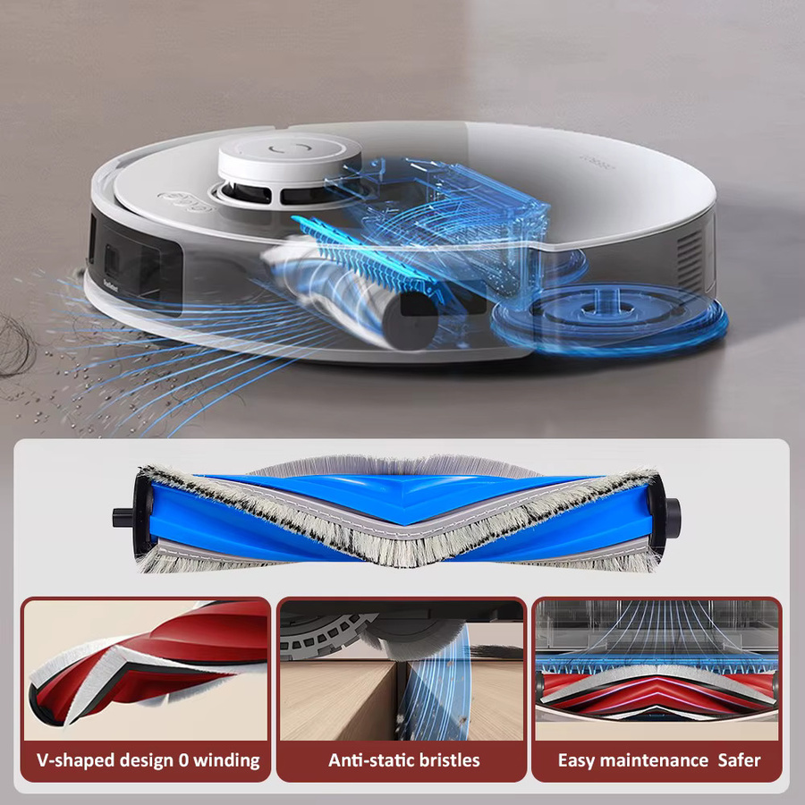 Ecovacs Ersatz-Hauptbürste in Blau für DEEBOT T30 Pro T30 Max T30S T30 Omni T30 Pro Omni T30S Combo Roboter-Staubsauger - Bild 5