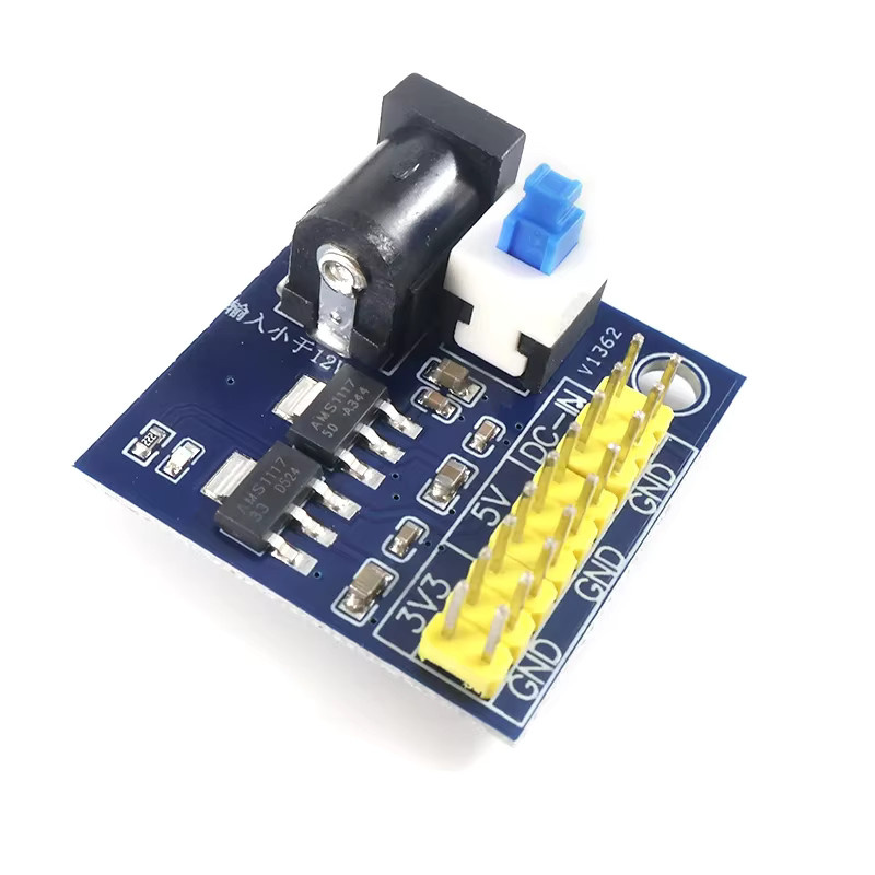 LM2596S Abwärtswandler Mini560 5A-Regler mit PD QC-Trigger und drei Ausgängen in Blau für dein Elektroniklabor - Bild 2