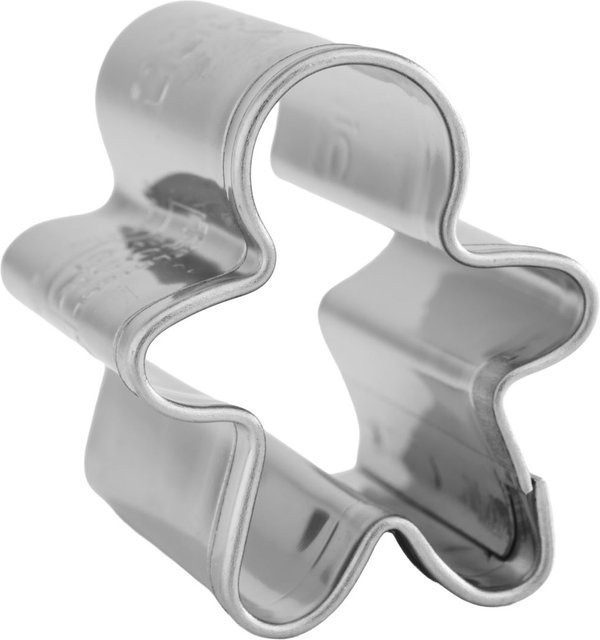 Birkmann Mini-Ausstechform Lebkuchenmännchen aus Edelstahl in Silber - Bild 1